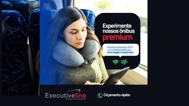 Pessoas em um ônibus alugado